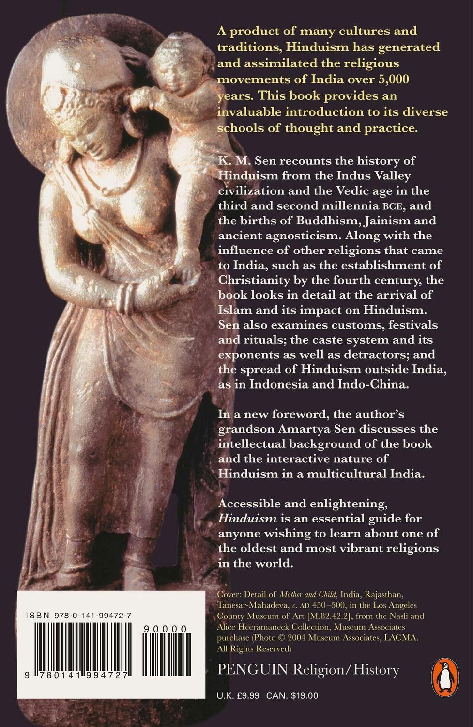 Rückseite: 9780141994727 | Hinduism | with a New Foreword by Amartya Sen | K. M. Sen | Buch