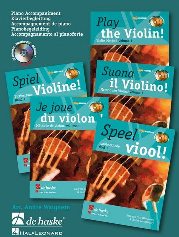 Cover: 9789043123730 | Play the Violin! Piano Accompaniment vol. 1 | All languages | Elst