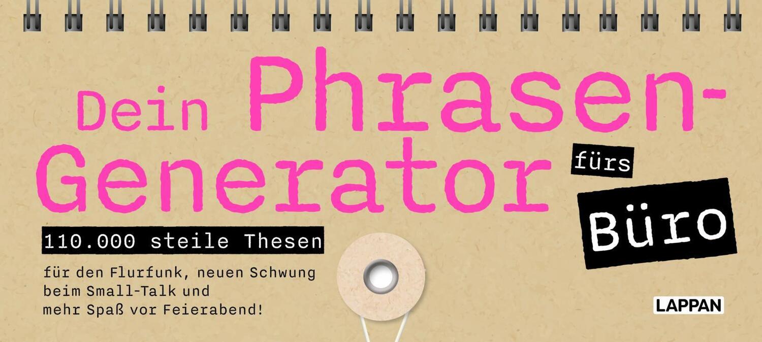 Cover: 9783830364122 | Dein Phrasen-Generator fürs Büro | Jana Legal | Taschenbuch | 96 S.