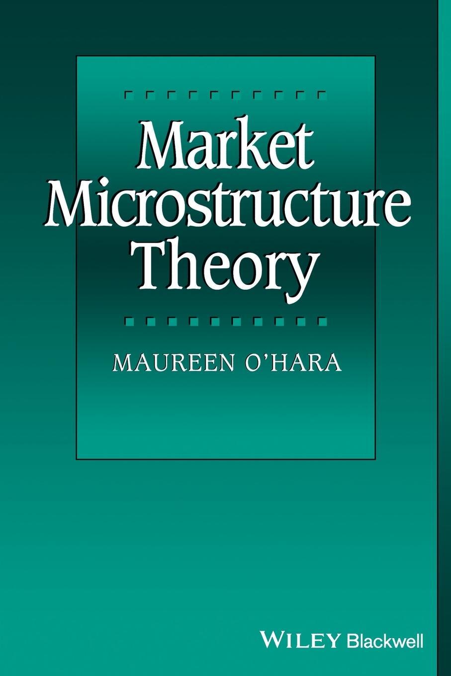 Cover: 9780631207610 | Market Microstructure Theory | Maureen O'Hara | Taschenbuch | Englisch