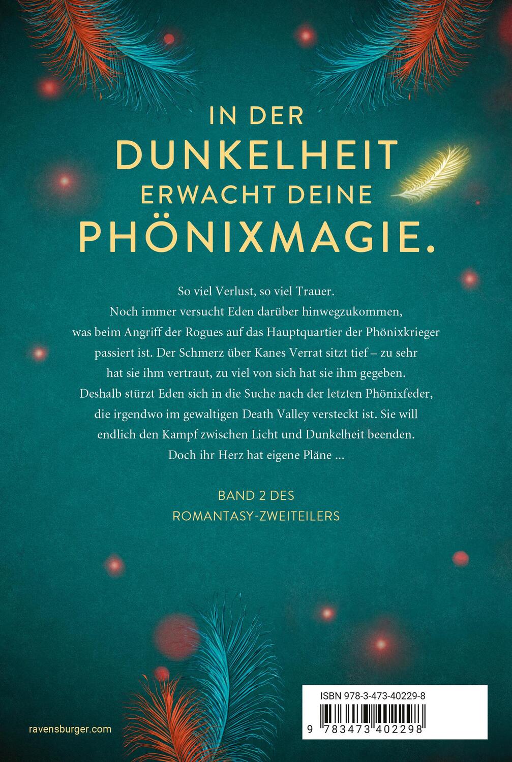 Rückseite: 9783473402298 | Die Legende des Phönix, Band 2: Schicksalsfeder (SPIEGEL-Bestseller...
