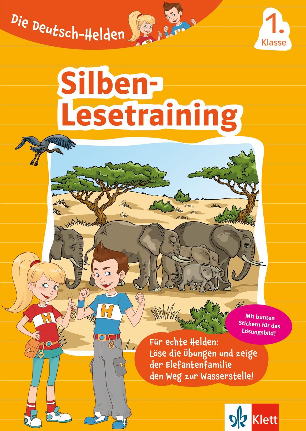 Cover: 9783129496442 | Die Deutsch-Helden: Silben-Lesetraining 1. Klasse | Glasschröder