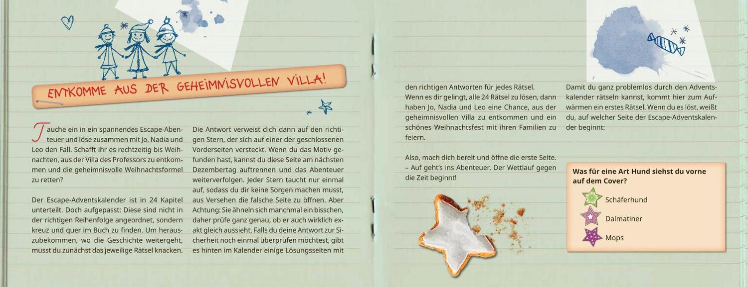 Bild: 9783780618085 | Die geheimnisvolle Villa - Ein Escape-Adventskalender für Kids | Buch