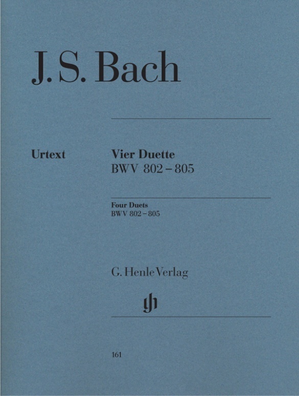 Cover: 9790201801612 | Bach, Johann Sebastian - Vier Duette BWV 802-805 | Rudolf Steglich