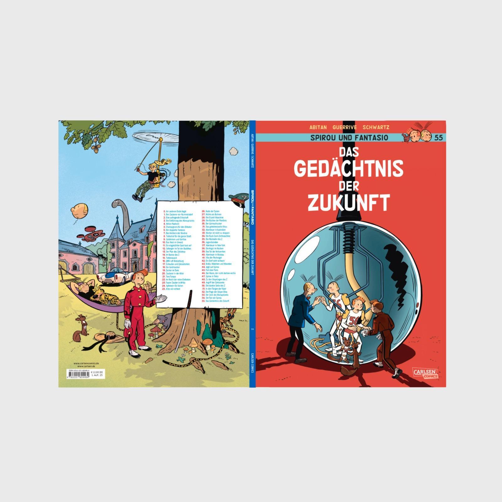 Bild: 9783551804464 | Spirou und Fantasio 55: Das Gedächtnis der Zukunft | Guerrive (u. a.)