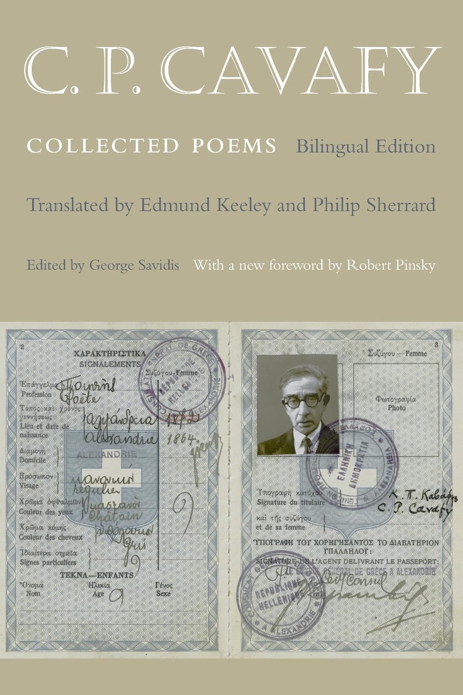 Cover: 9780691141244 | C. P. Cavafy | Collected Poems - Bilingual Edition | C. Cavafy | Buch