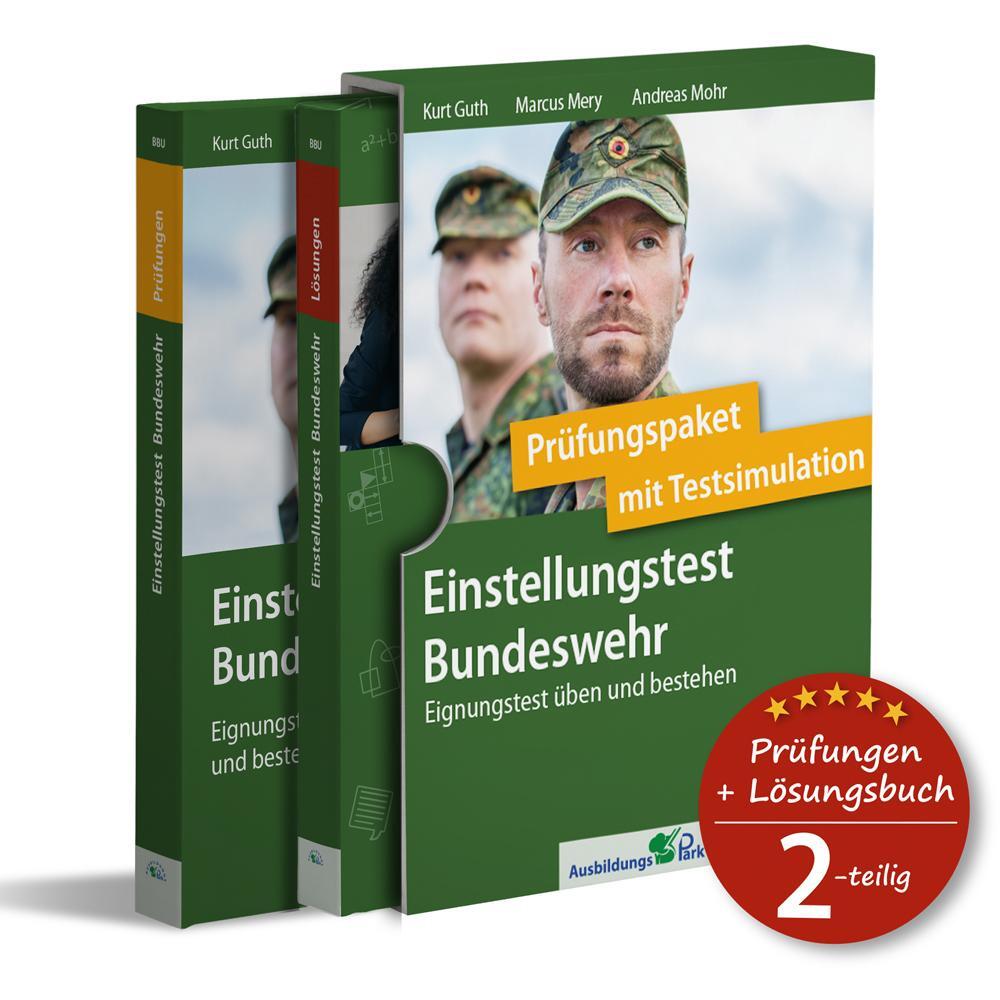 Cover: 9783956241550 | Einstellungstest Bundeswehr: Prüfungspaket mit Testsimulation | Buch