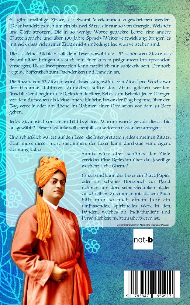 Bild: 9783347950917 | Swami Vivekananda - Zitate eines Yogi | not-b | Taschenbuch | Deutsch