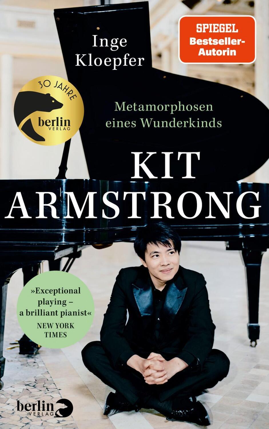 Cover: 9783827014986 | Kit Armstrong - Metamorphosen eines Wunderkinds | Inge Kloepfer | Buch