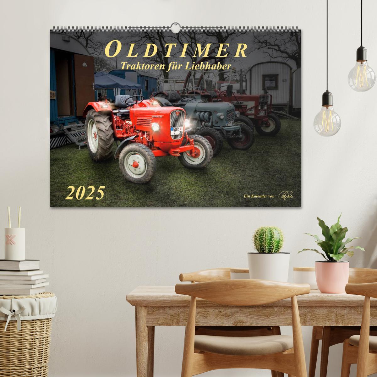 Bild: 9783435609109 | Oldtimer - Traktoren für Liebhaber (Wandkalender 2025 DIN A2 quer),...