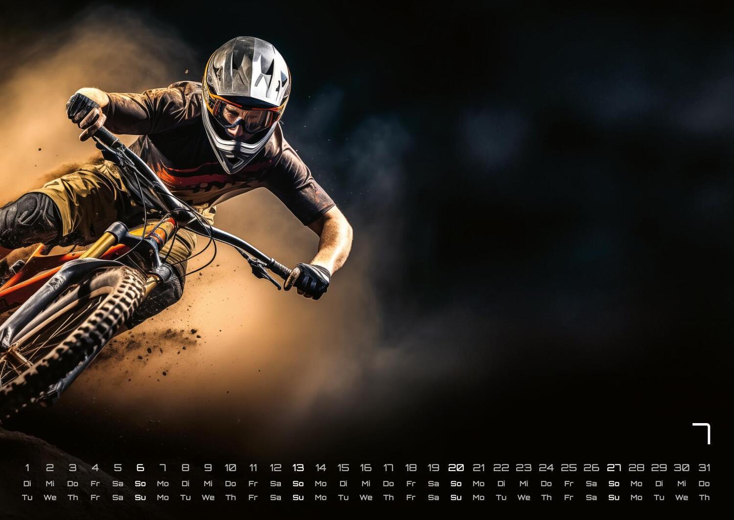 Bild: 9783986734121 | MTB Mountainbike - 2025 - Kalender DIN A2 | GP-Fever. de | Kalender