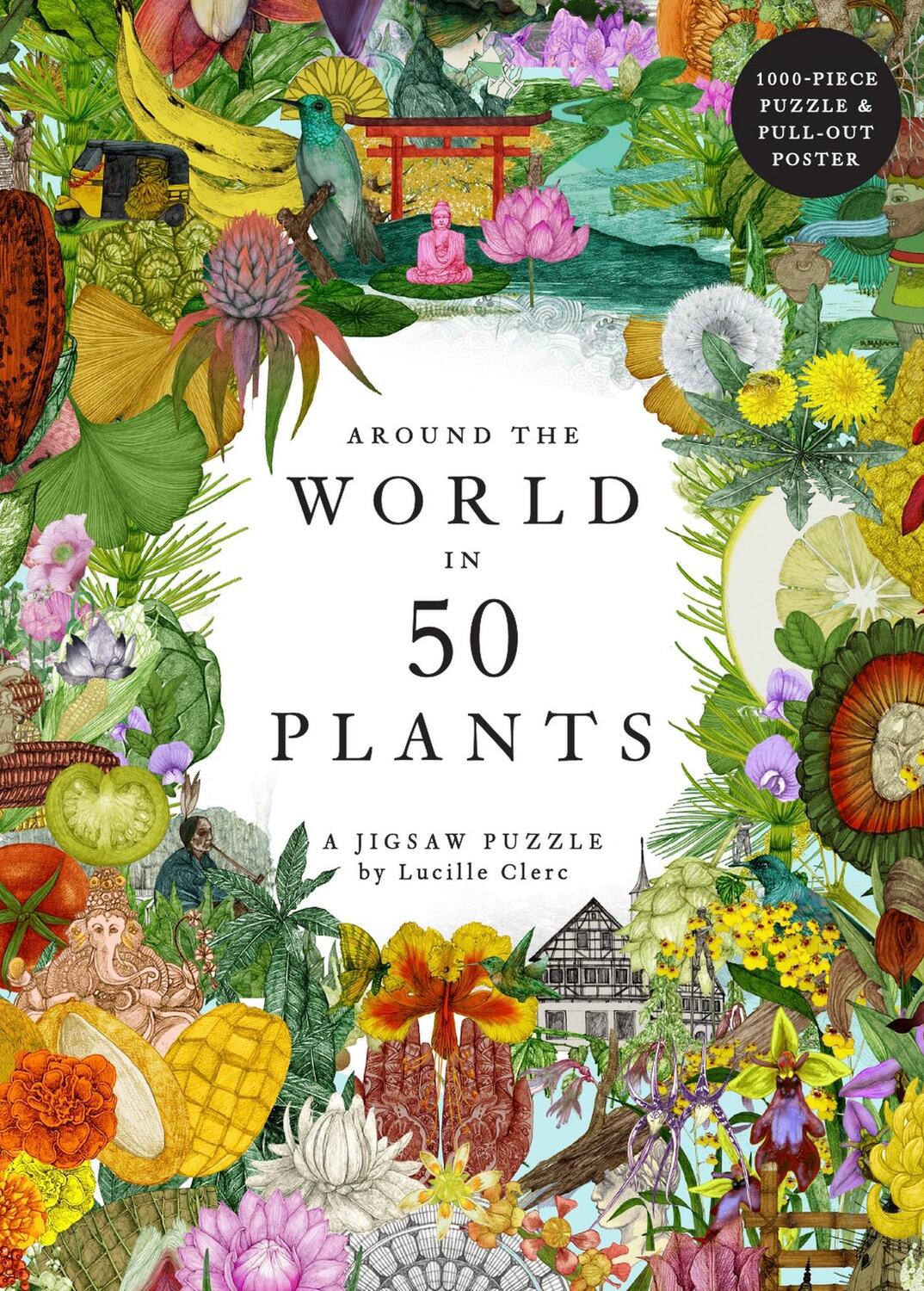 Cover: 9781399609104 | Around the World in 50 Plants 1000 Piece Puzzle | Jonathan Drori