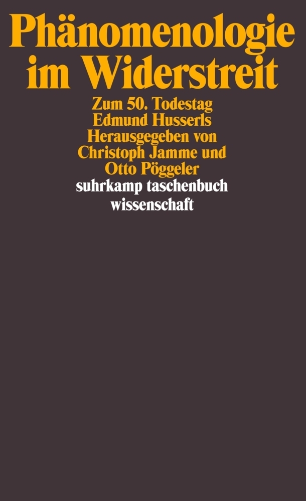 Cover: 9783518284438 | Phänomenologie im Widerstreit | Taschenbuch | 372 S. | Deutsch | 1989