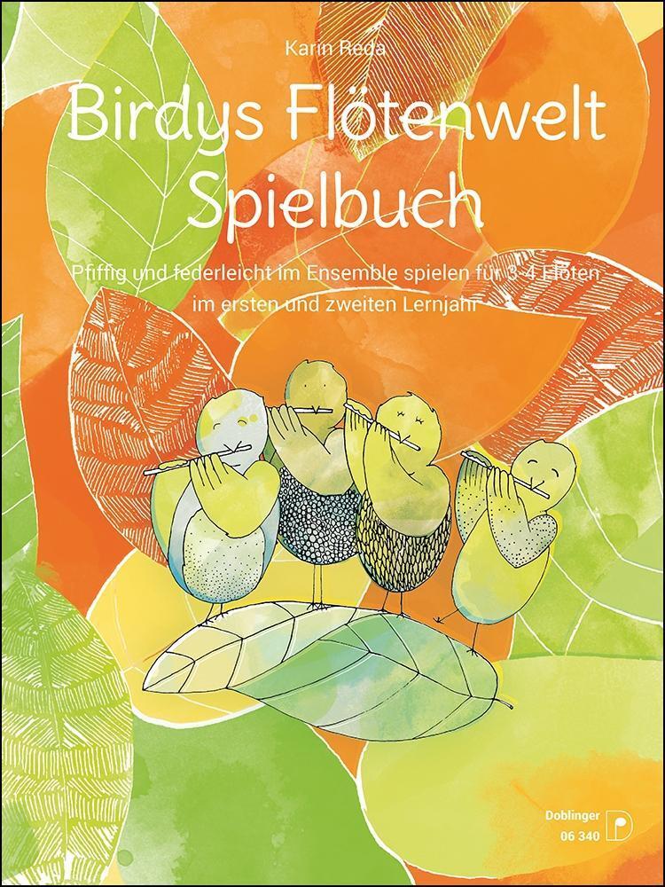 Cover: 9790012205876 | Birdys Flötenwelt Spielbuch | Karin Reda | Partitur + Stimmen | 2017