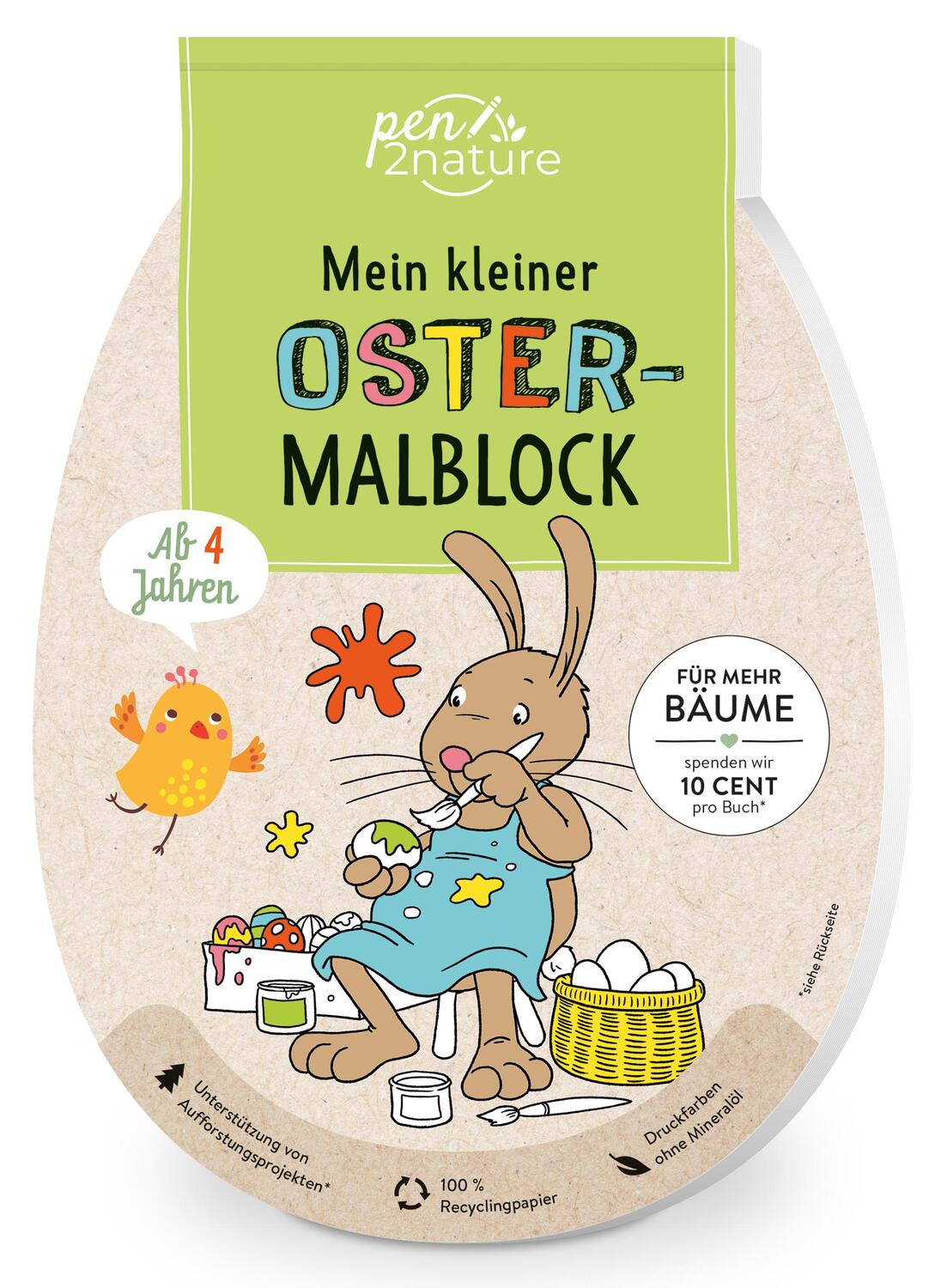 Cover: 9783987640698 | Mein kleiner Oster-Malbloock für Kinder ab 4 Jahren | Taschenbuch
