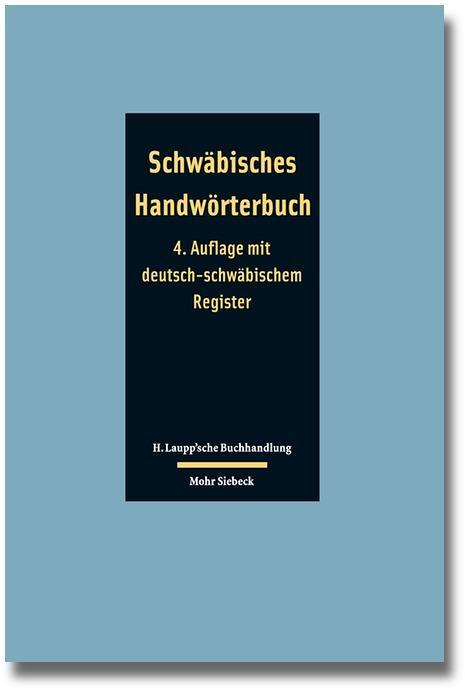 Cover: 9783161520297 | Schwäbisches Handwörterbuch | Taschenbuch | Deutsch | 2012