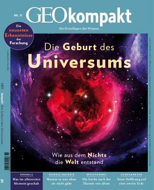 Cover: 9783652006491 | GEOkompakt / GEOkompakt 51/2017 - Die Geburt des Universums | Schaper
