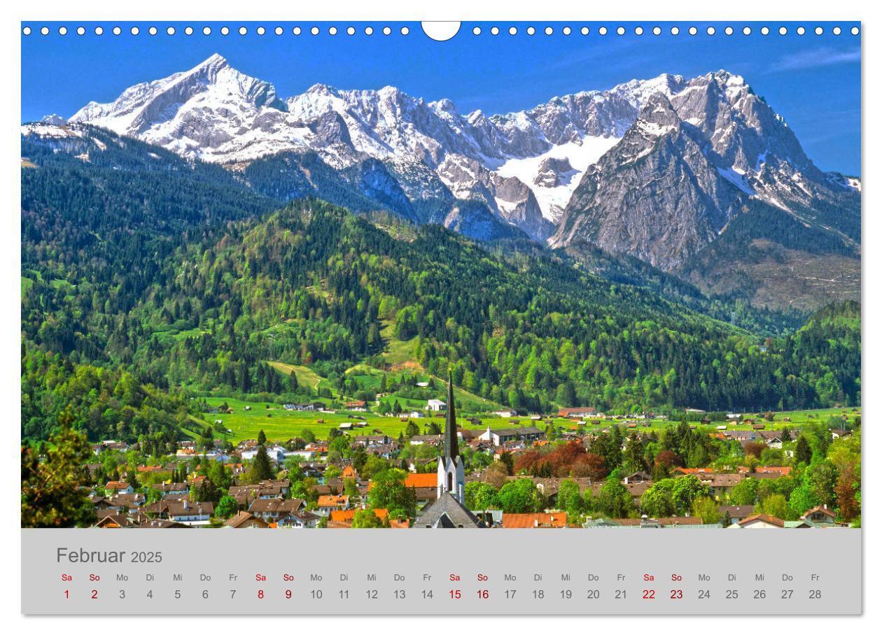 Bild: 9783435191321 | Garmisch-Partenkirchen Werdenfelser Land (Wandkalender 2025 DIN A3...