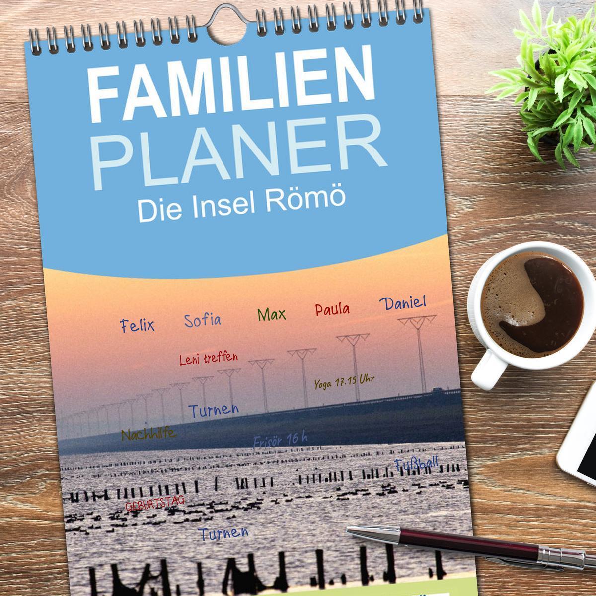 Bild: 9783457119723 | Familienplaner 2025 - Die Insel Römö mit 5 Spalten (Wandkalender,...