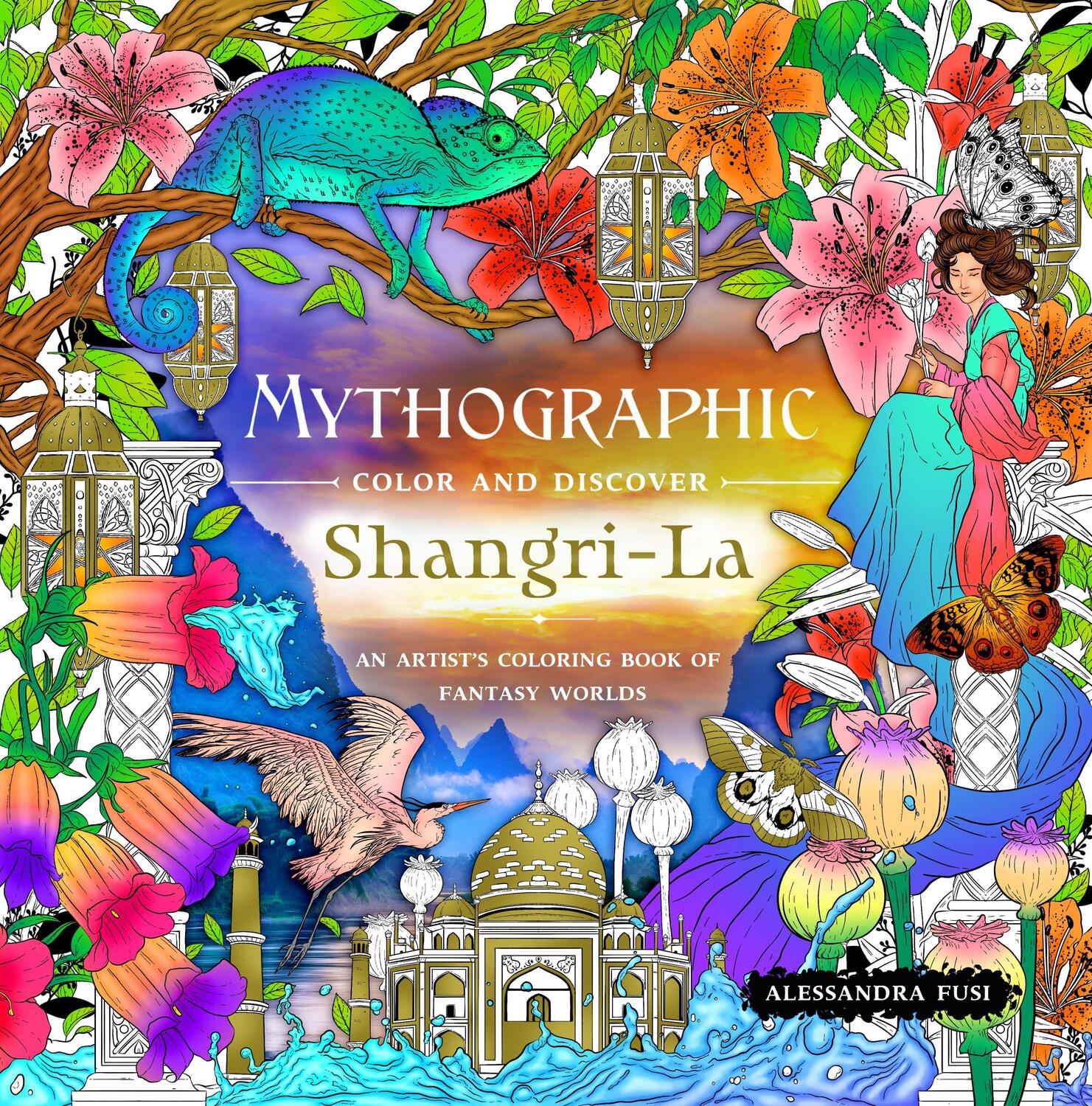 Autor: 9781250324160 | Mythographic Color and Discover: Shangri-La: An Artist's Coloring...