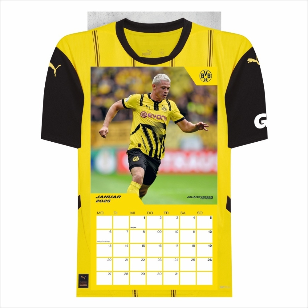 Bild: 9783756405442 | BVB Trikotkalender 2025 | Kalender | Spiralbindung | 14 S. | Deutsch