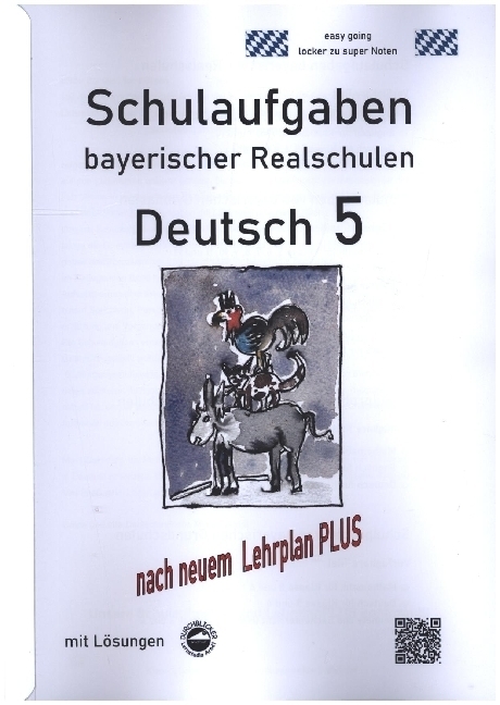 Cover: 9783946141105 | Deutsch 5, Schulaufgaben bayerischer Realschulen mit Lösungen nach...