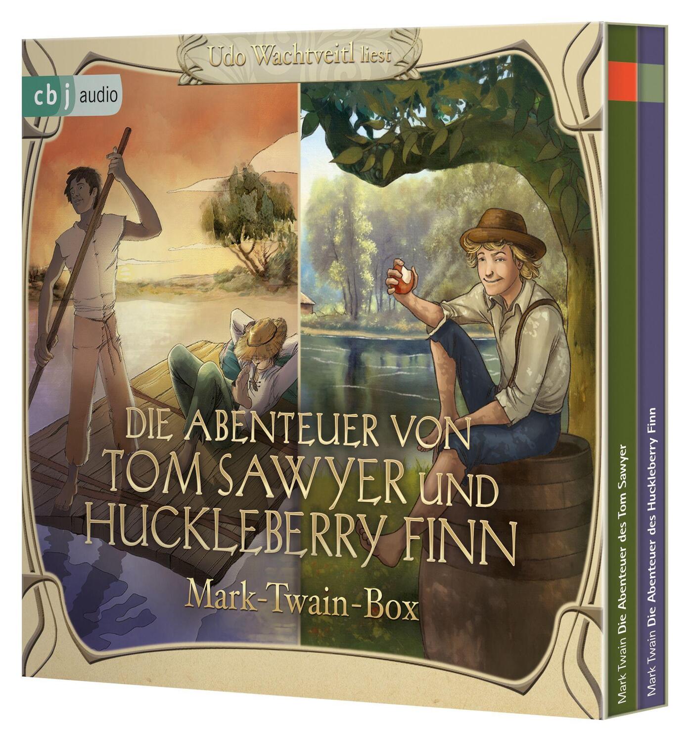Cover: 9783837149302 | Die Abenteuer von Tom Sawyer und Huckleberry Finn | Mark-Twain-Box