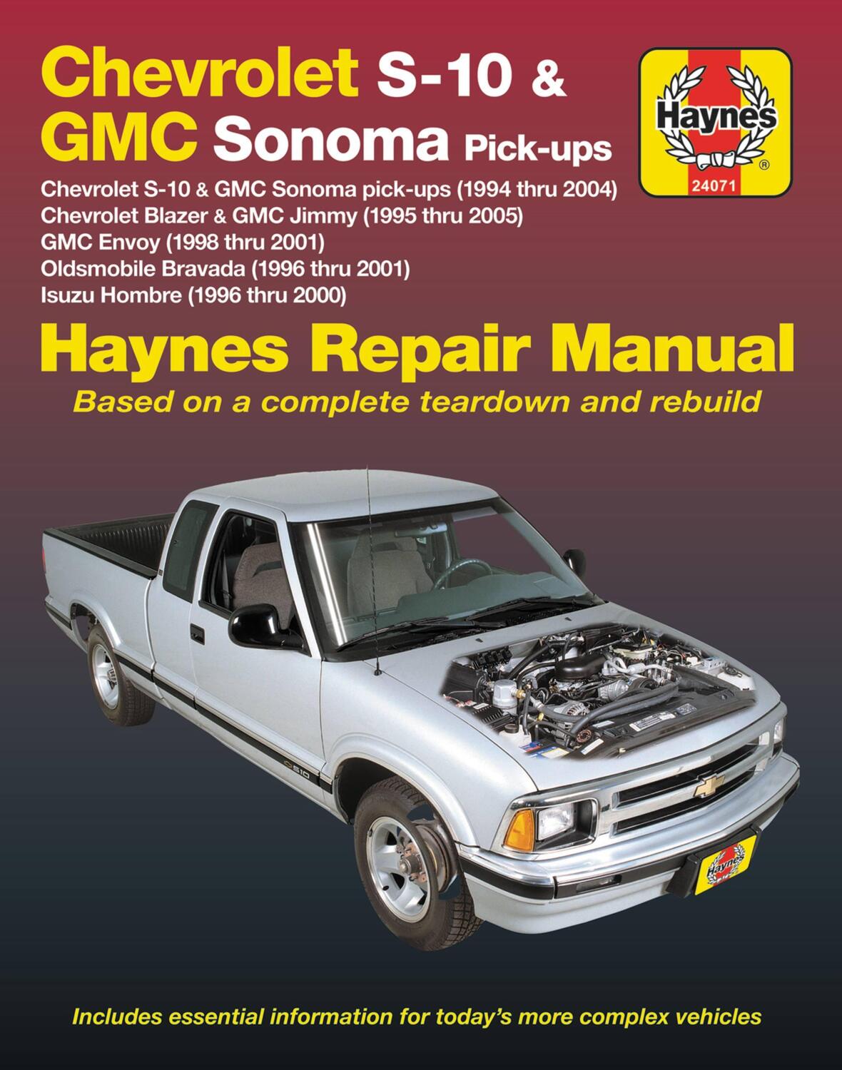 Cover: 9781620923276 | Chevy S-10 &amp; GMC Sonoma Pick-Ups 1994-04, Chevy Blazer &amp; GMC Jimmy...