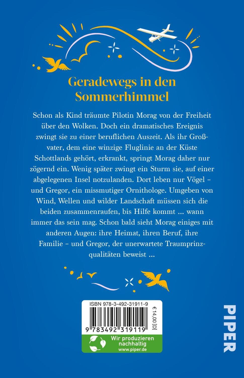 Rückseite: 9783492319119 | Sommerhimmel über dir und mir | Jenny Colgan | Taschenbuch | 448 S.