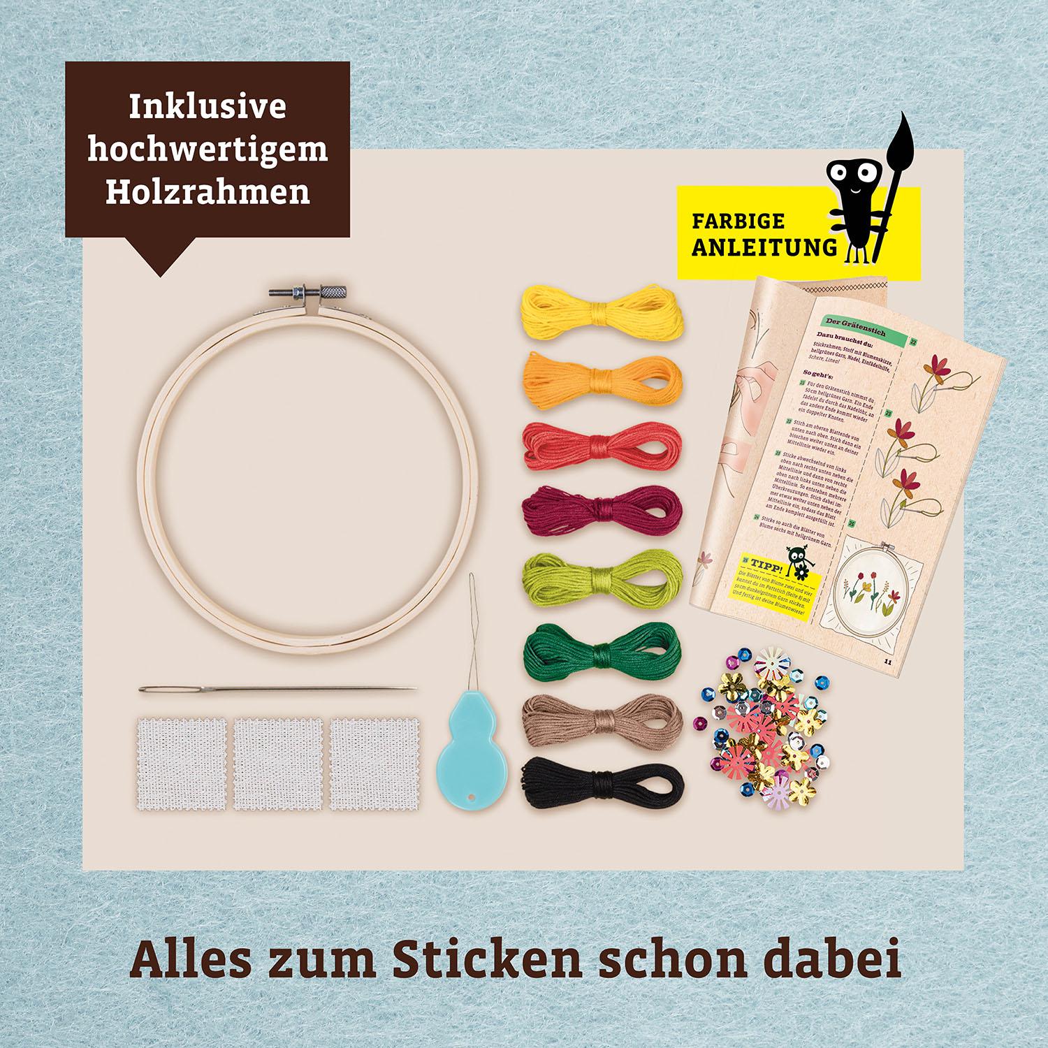 Bild: 4002051604691 | Sticken Kreativ-Set | Bastel-Set | Spiel | 604691 | Deutsch | 2024