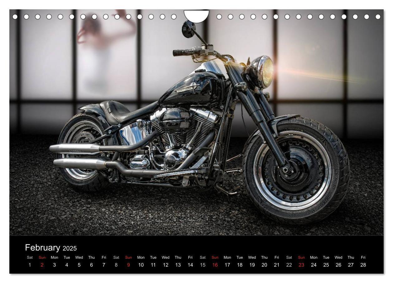 Bild: 9781325961658 | Motorbike Dreams (Wall Calendar 2025 DIN A4 landscape), CALVENDO 12...