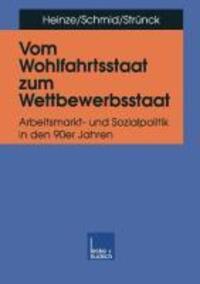 Cover: 9783810019905 | Vom Wohlfahrtsstaat zum Wettbewerbsstaat | Rolf G. Heinze (u. a.)