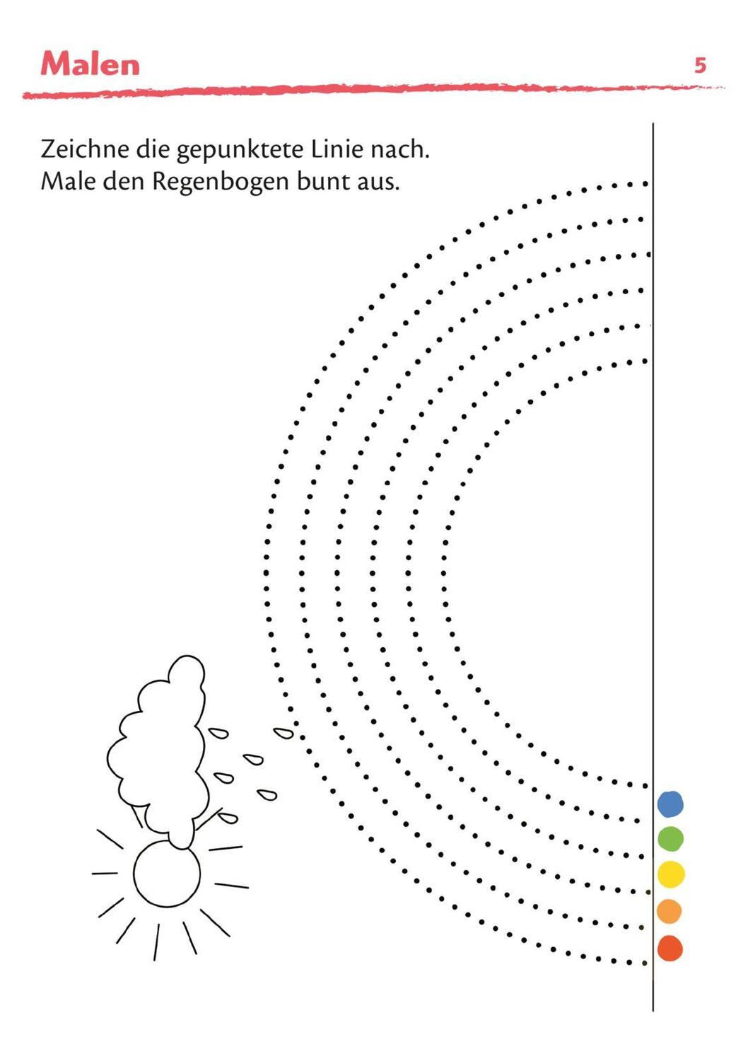 Bild: 9783551192073 | Rätseln für Kita-Kinder: Mein bunter Kindergarten-Block: Malen,...