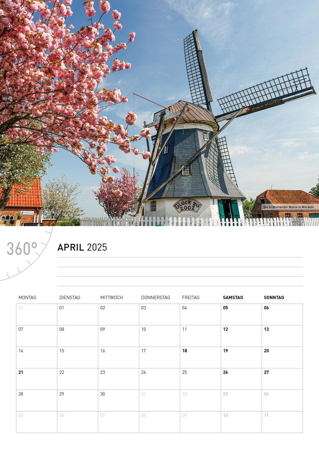 Bild: 9783968555782 | 360° Ostfriesland Broschürenkalender 2025 | Ottmar Heinze | Kalender