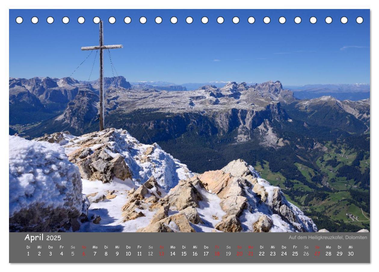 Bild: 9783435841165 | Traumhafte Bergwelt Kalender (Tischkalender 2025 DIN A5 quer),...