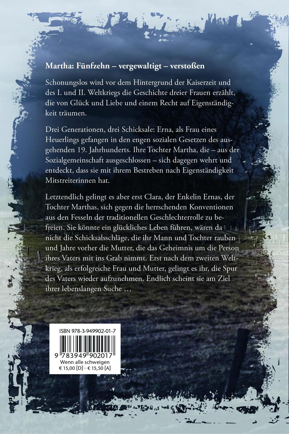 Rückseite: 9783949902017 | Wenn alle schweigen | Cornelia Ertmer | Taschenbuch | Deutsch | 2022