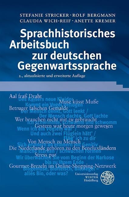Cover: 9783825365707 | Sprachhistorisches Arbeitsbuch zur deutschen Gegenwartssprache | Buch