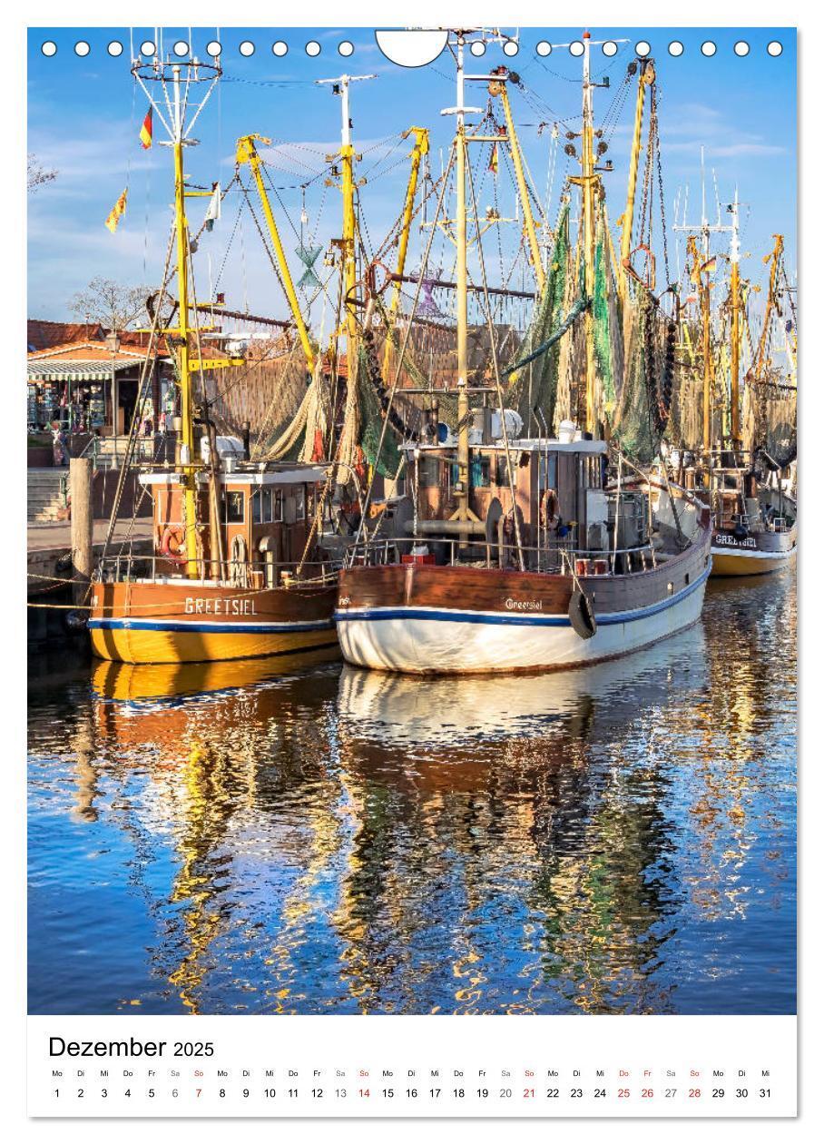 Bild: 9783435969845 | GREETSIEL Rund um den Hafen (Wandkalender 2025 DIN A4 hoch),...