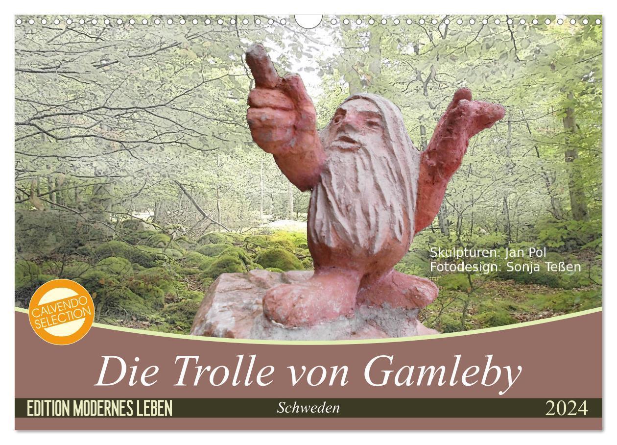 Cover: 9783383495113 | Die Trolle von Gamleby - Schweden - Skulpturen von Jan Pol...