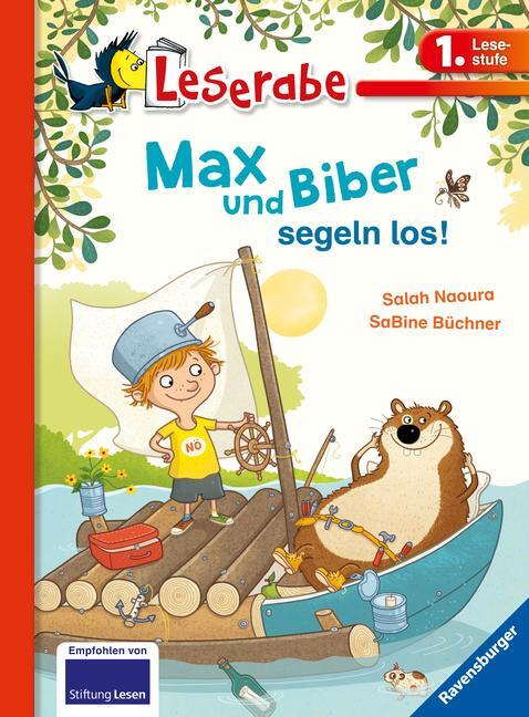 Cover: 9783473361557 | Leserabe - 1. Lesestufe: Max und Biber segeln los! | Salah Naoura