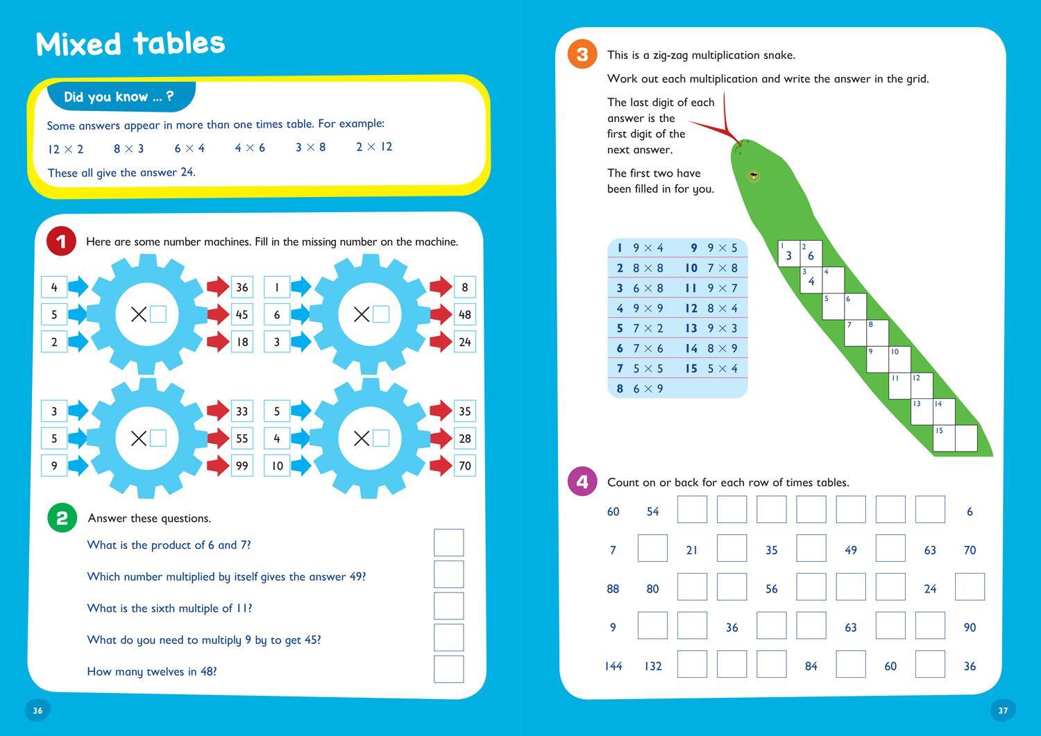Bild: 9780008134402 | Collins Easy Learning Age 7-11 -- Times Tables Ages 7-11: New Edition