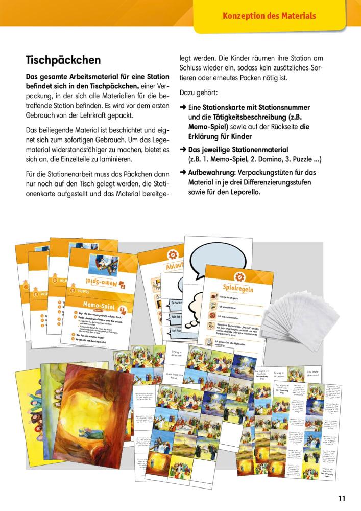 Bild: 9783769824438 | Arbeitsmaterial Grundschule. Stationenlernen Religion. Der Kreuzweg...