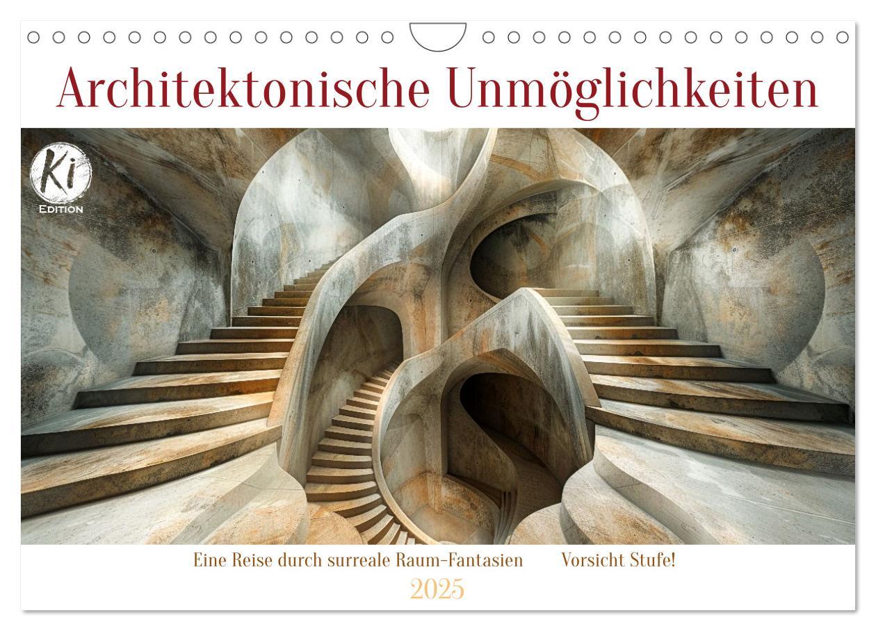 Cover: 9783383822988 | Architektonische Unmöglichkeiten (Wandkalender 2025 DIN A4 quer),...