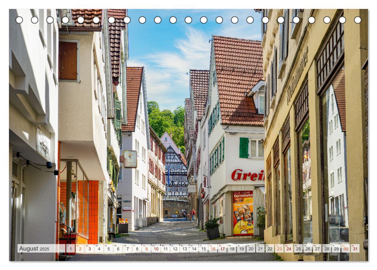 Bild: 9783435052400 | Herrenberg Impressionen (Tischkalender 2025 DIN A5 quer), CALVENDO...