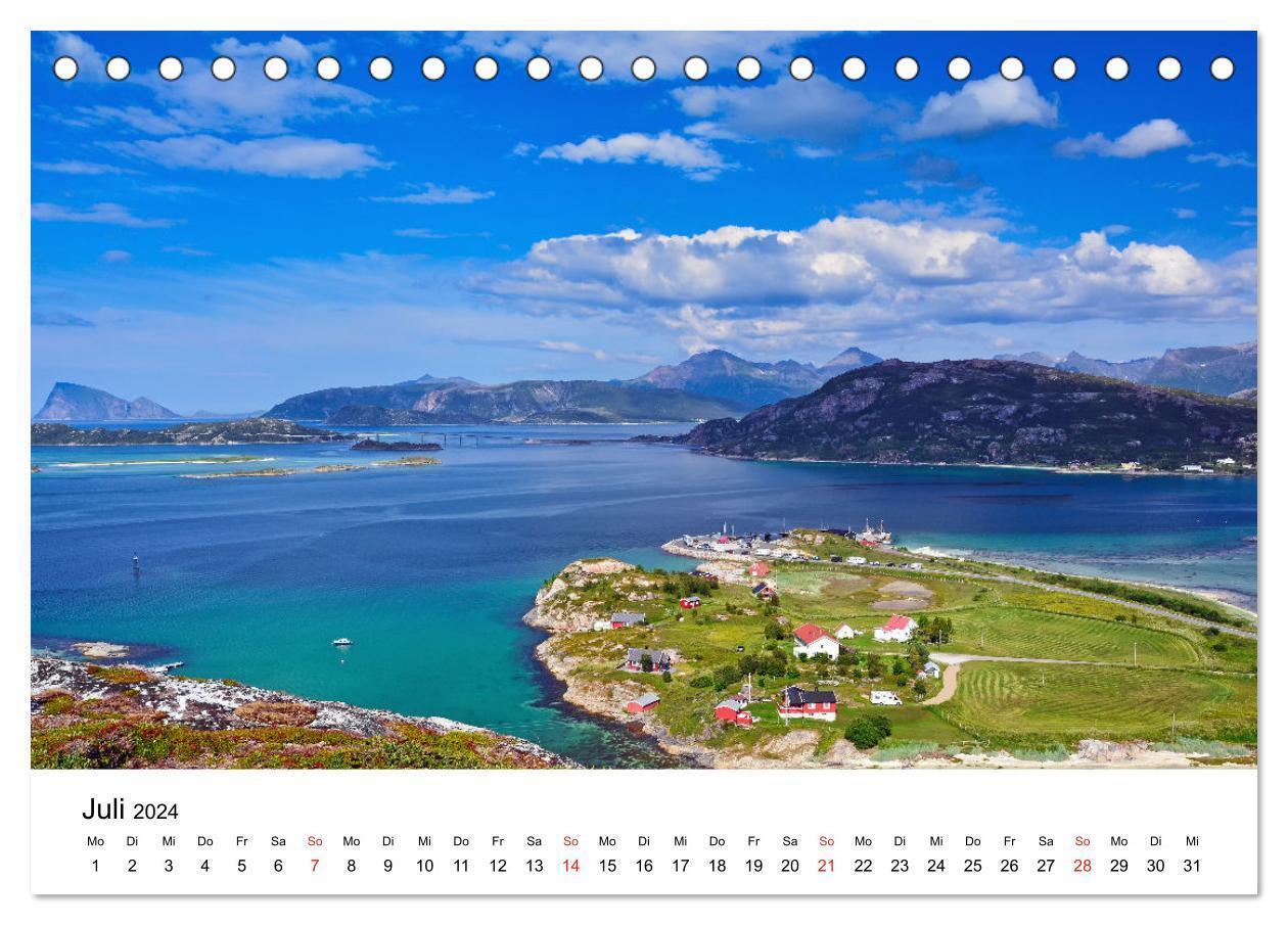 Bild: 9783383442834 | Norwegen 2024 - vom Fjord zum Fjell (Tischkalender 2024 DIN A5...