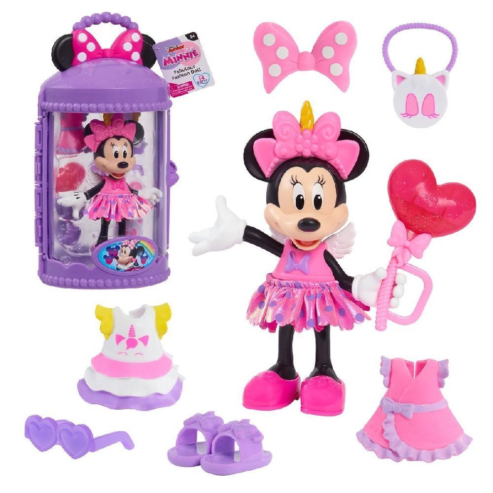 Bild: 886144899423 | Minnie Mouse Fashion Doll With Case - Unicorn | Stück | In Kartonage