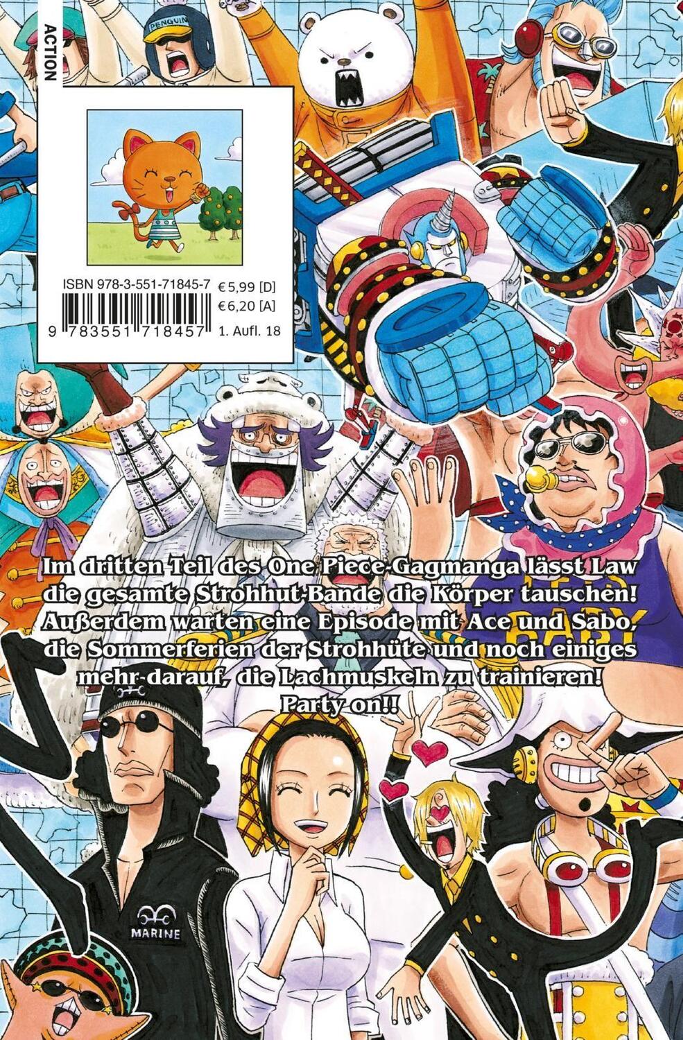 Rückseite: 9783551718457 | One Piece Party 3 | Ei Andoh (u. a.) | Taschenbuch | One Piece Party