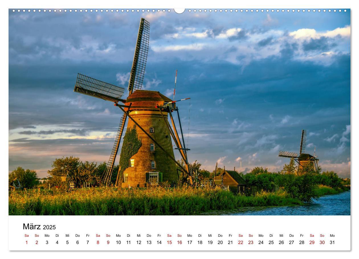 Bild: 9783435454501 | Märchenhafte Windmühlen (Wandkalender 2025 DIN A2 quer), CALVENDO...