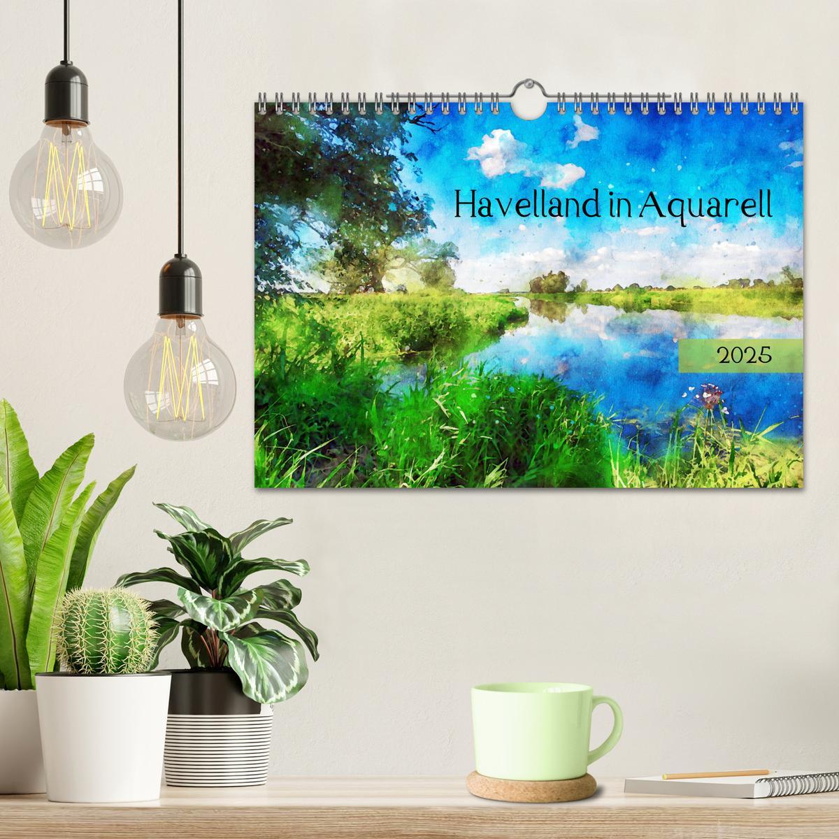 Bild: 9783435143474 | Havelland in Aquarell (Wandkalender 2025 DIN A4 quer), CALVENDO...