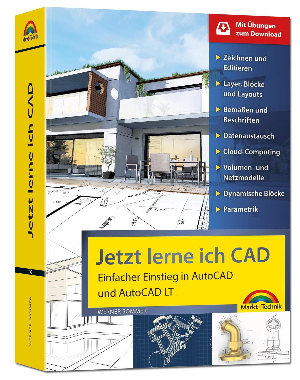 Cover: 9783959822428 | Jetzt lerne ich CAD - Einstieg in AutoCAD und AutoCAD LT | Sommer